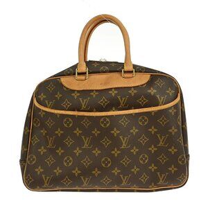 Louis Vuitton Monogram Deauville Bowling Vanity Handbag M47270 MB0054